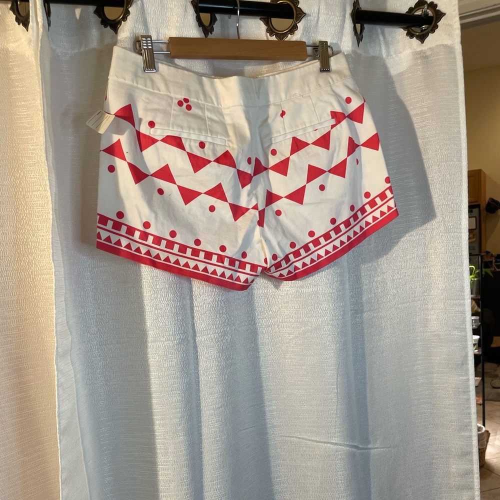 J crew patterned shorts sz 6